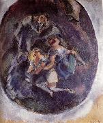Jules Pascin Three younger girl oil painting reproduction